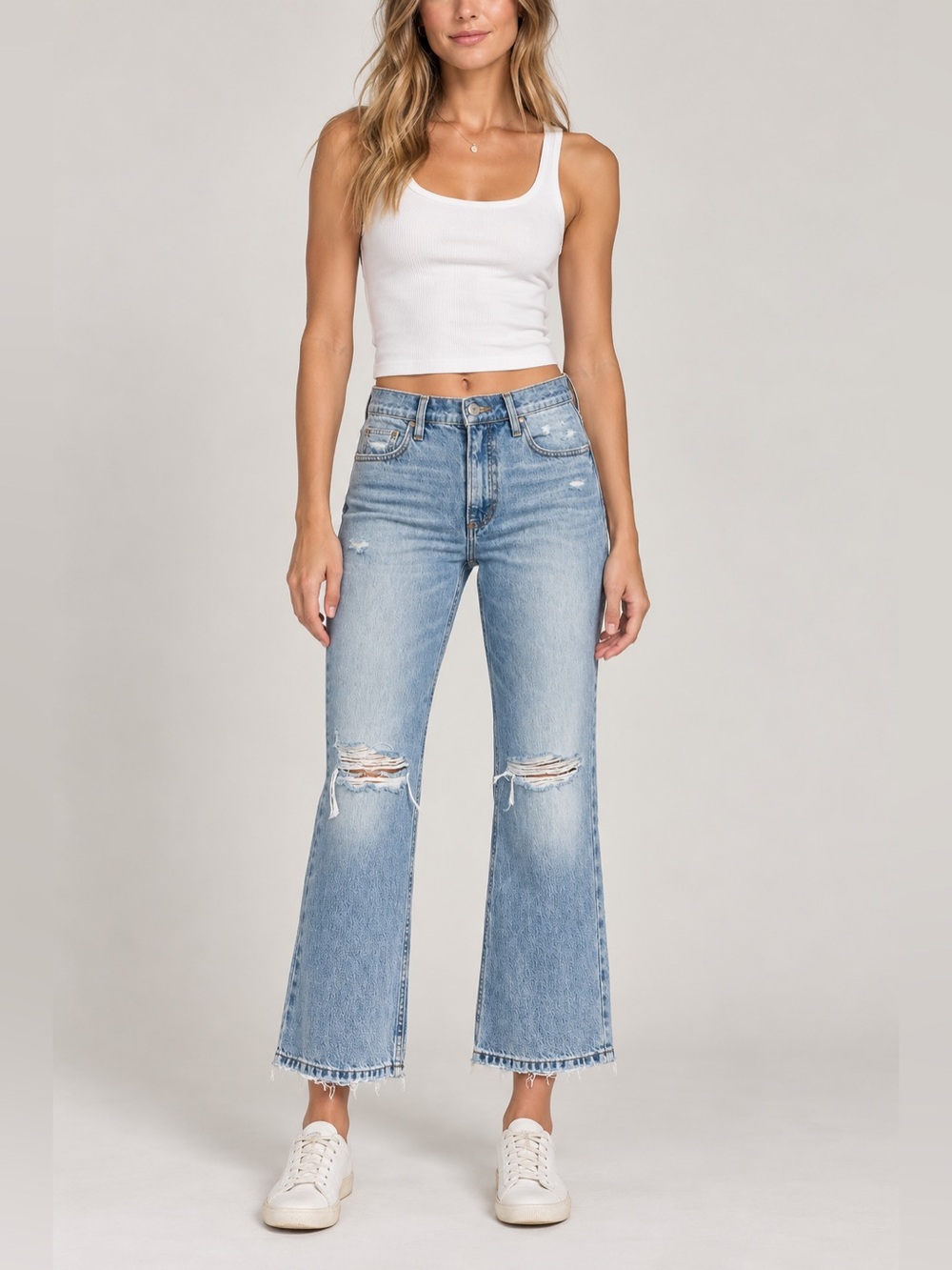 FRAME Le High 'N' Tight Crop Mini Boot High Rise Slim Bootcut Jeans 29 90s NWT